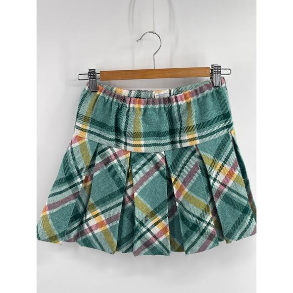 Vintage Pandora plaid pleated school girl academia skirt - Picture 1 of 5